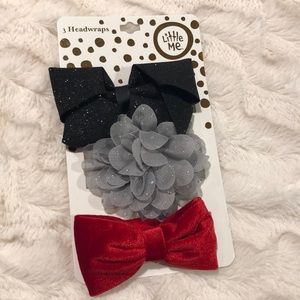 NWT! Little Me Baby Girl Headbands